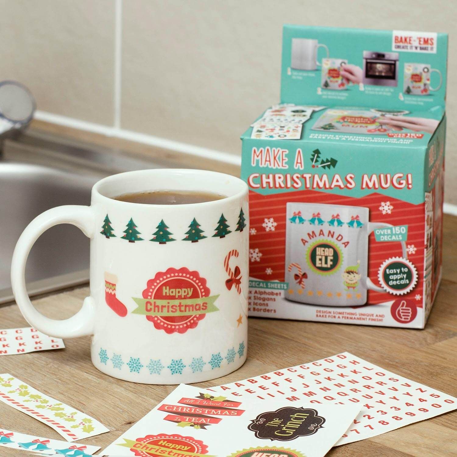 Make a Christmas Mug - Mug en céramique DIY thumbsUp!